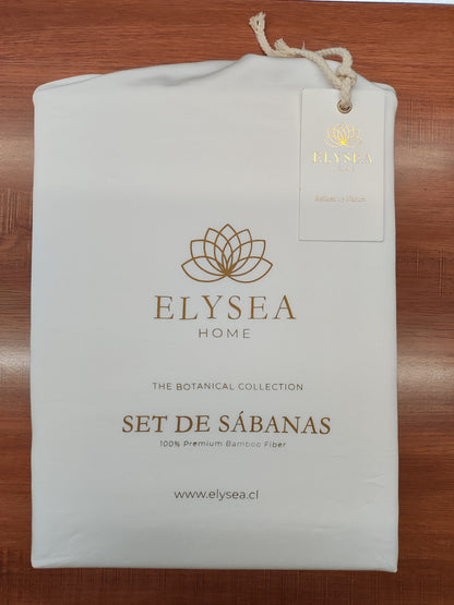 Set de Sábanas 100% Bambú 400 Hilos – Blanco